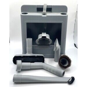 Kirby OEM Vacuum Attachment Tool Caddy Case with 7 ASSORTED PIECES G-Series Gray